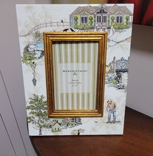 Mackenzie-Childs Aurora Farm Enamel Frame 4x6 Farmhouse